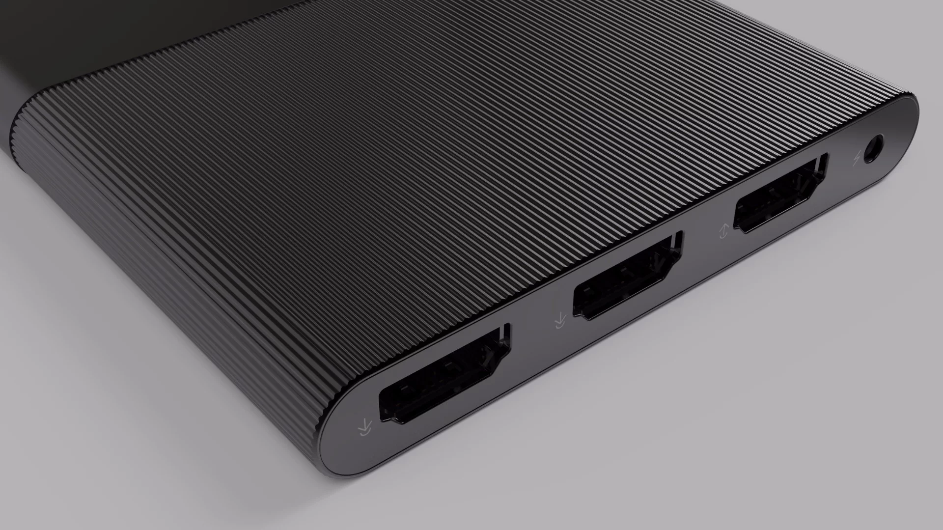 The data from the HDMI-in is split into sound and video, with the audio being automatically remastered by the Aftermaster Pro in real time