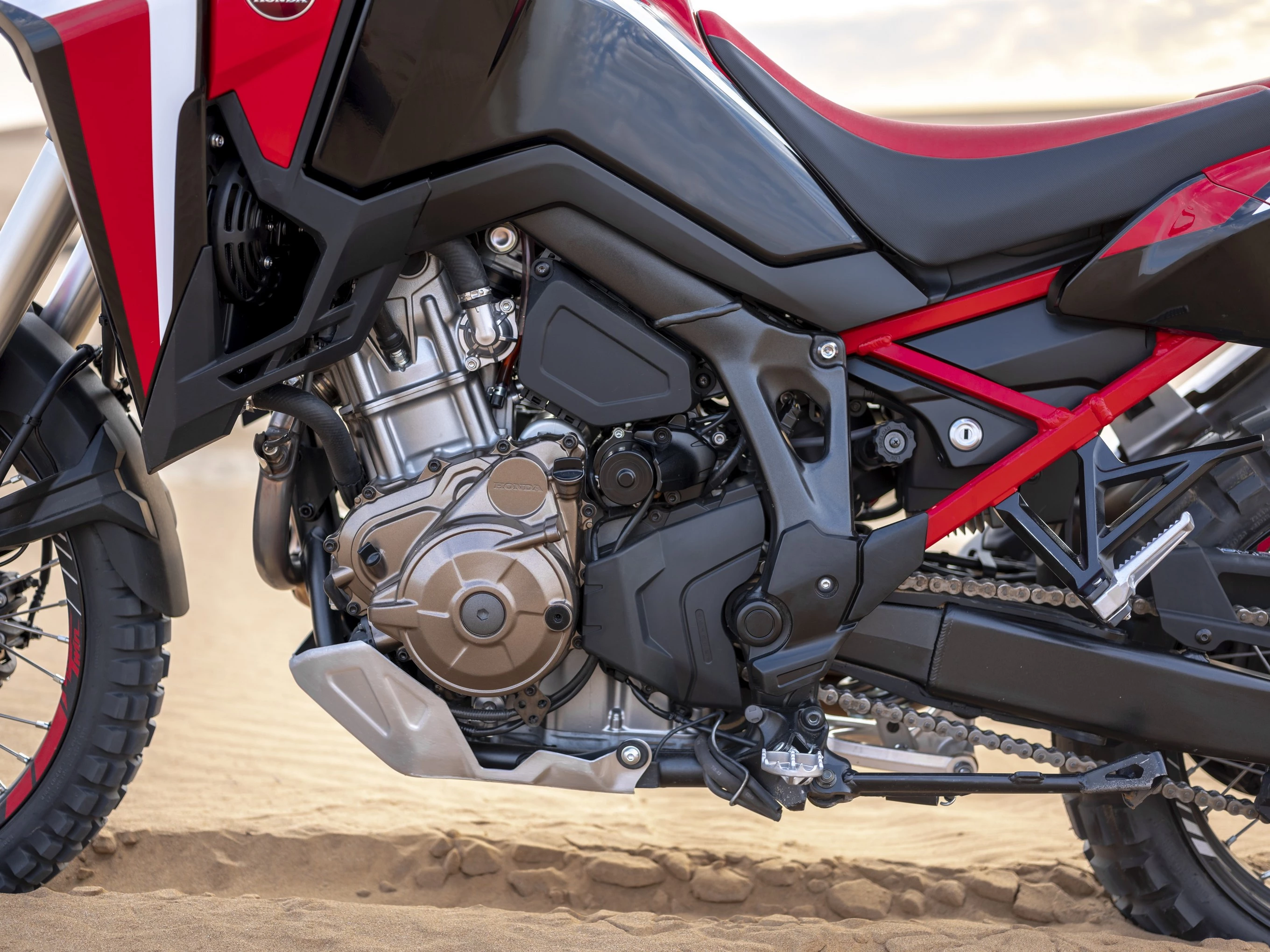 The 2020 Honda CRF1100L Africa Twin will also be available with an automatic DCT transmission