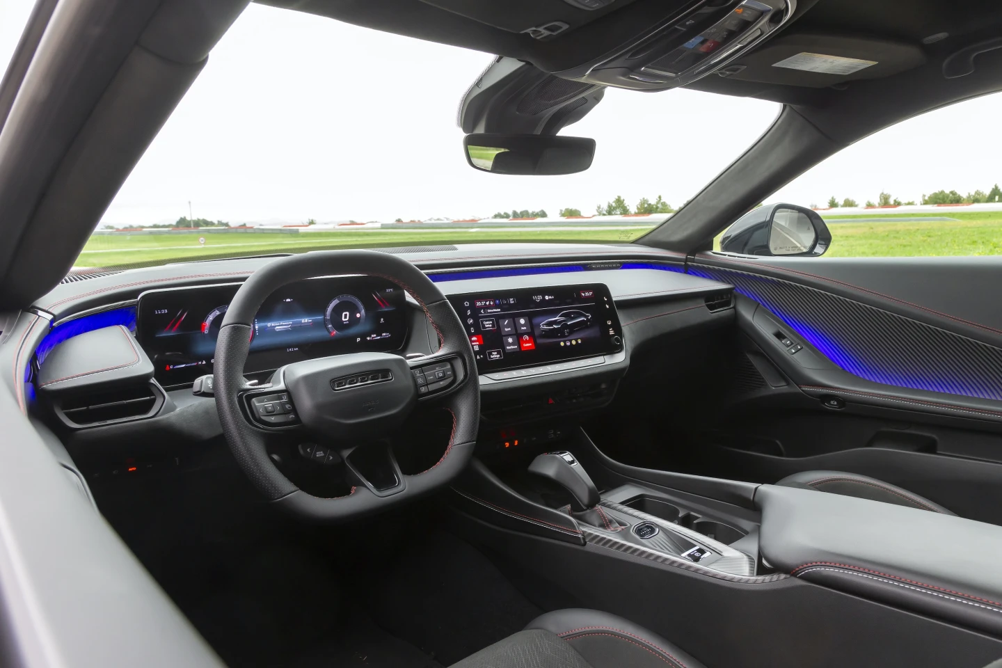The spirit and feel of previous generation Dodge muscle is kept in the new Charger's interior