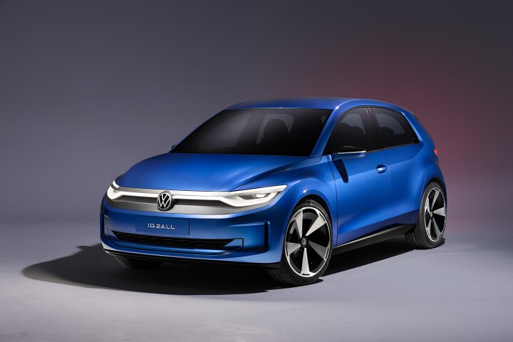 Volkswagen brings some happiness to the ID. 2all concept's front-end