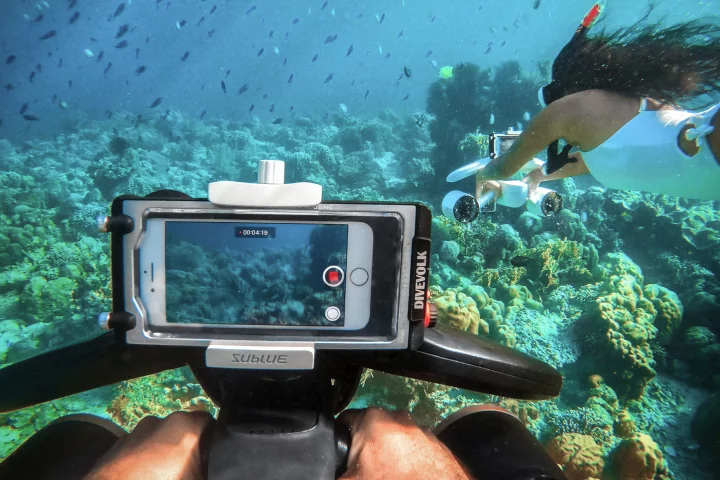 Among the Mix Pro's new features is a smartphone mount