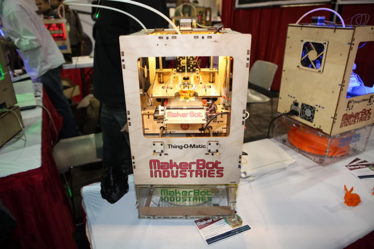 The MakerBot Thing-O-Matic 3D printer