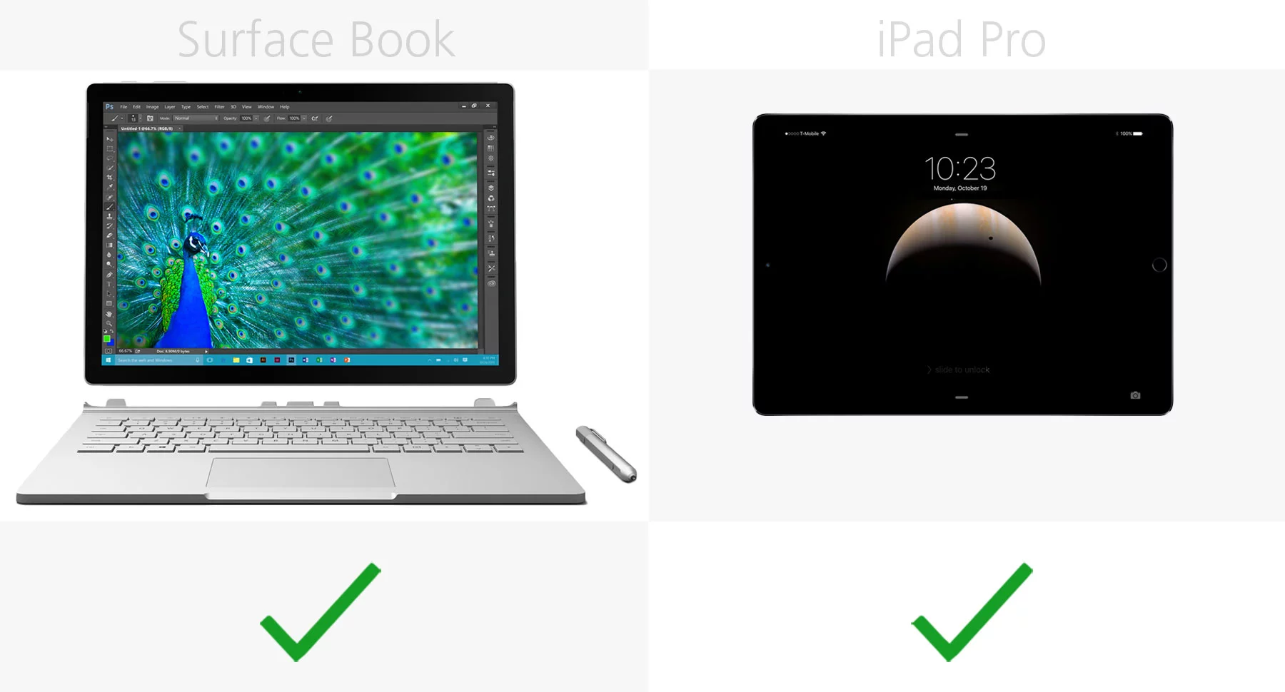 Stylus (Surface Pen or Apple Pencil) input