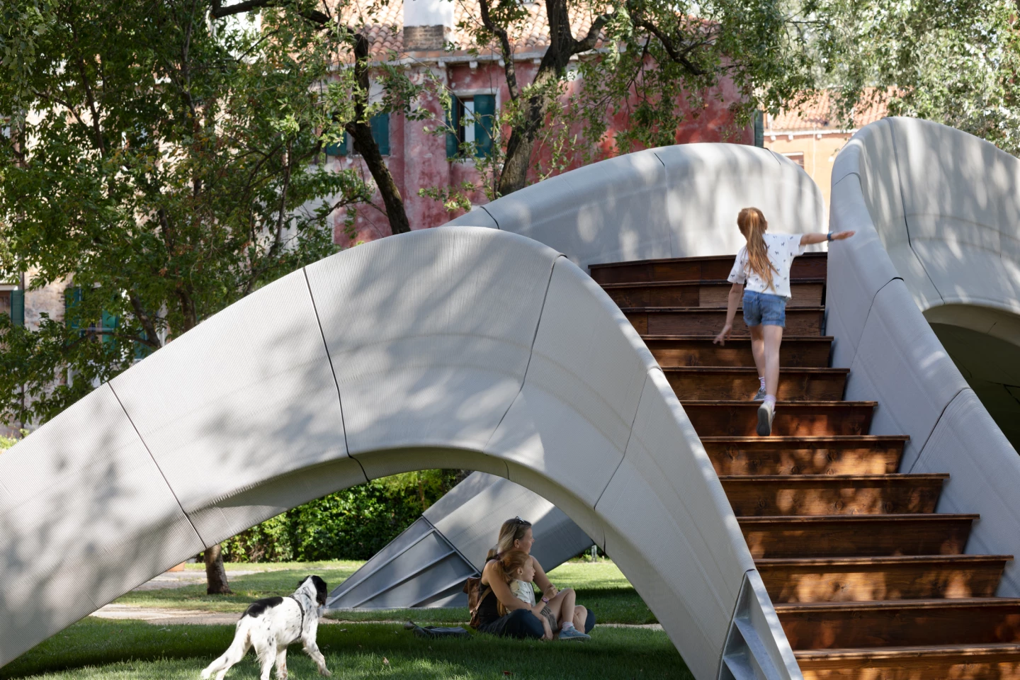 The structure will be on display in Venice until November, 2021