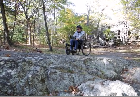 Rock crawling with the GRIT Freedom Chair