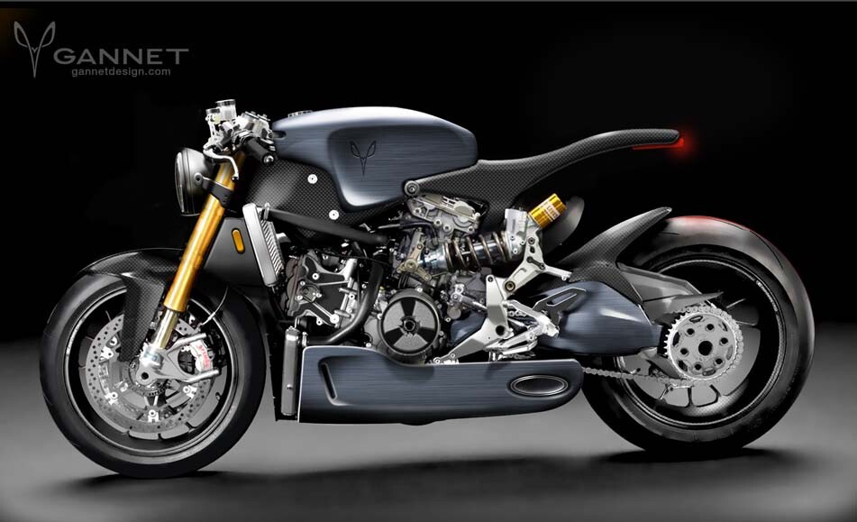Gannet Design's 1199 Panigale Cafe Racer concept