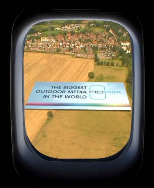 View from aircraft passenger window.