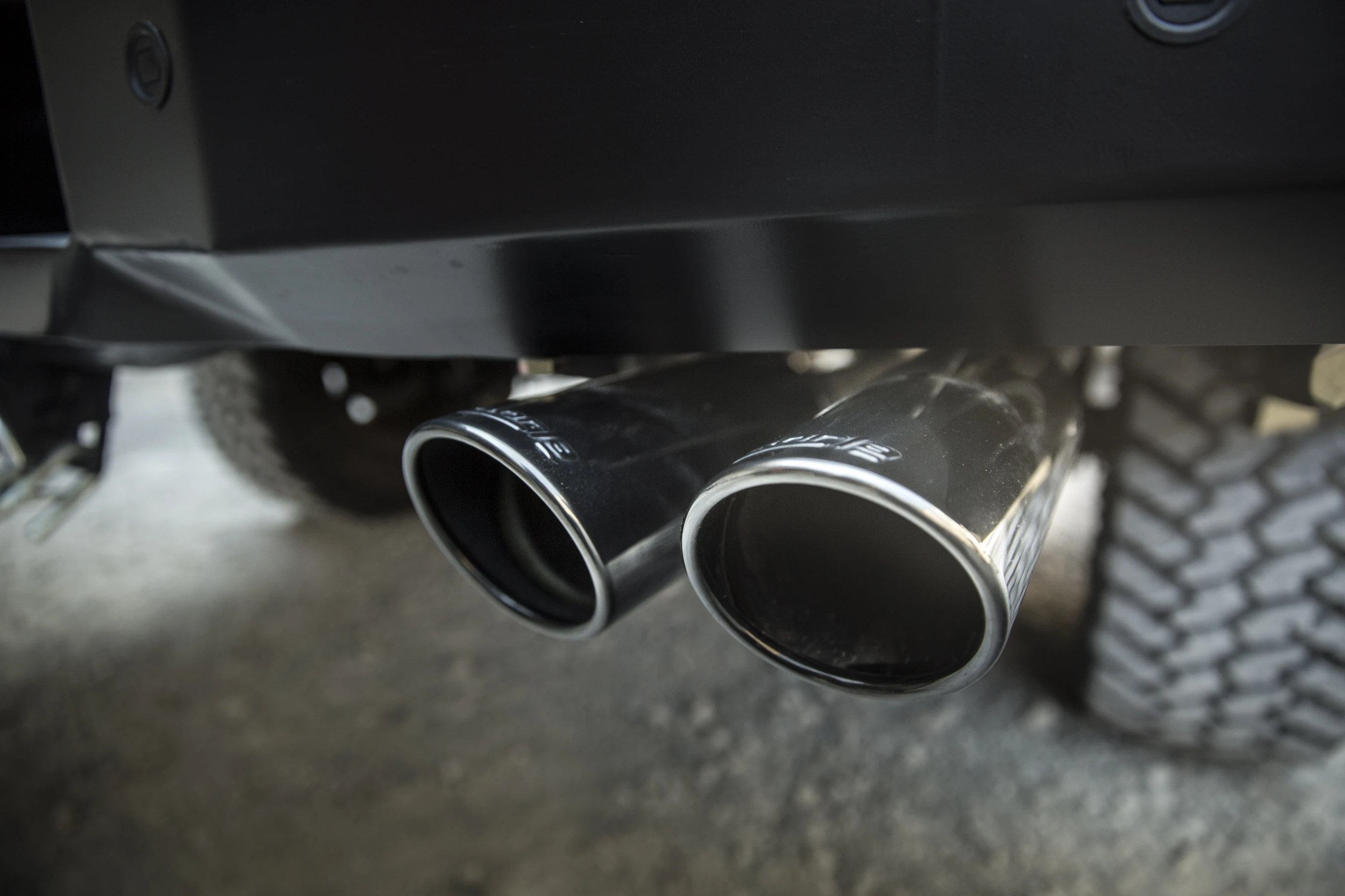 Nissan upgraded the Titan with a Borla cat-back exhaust