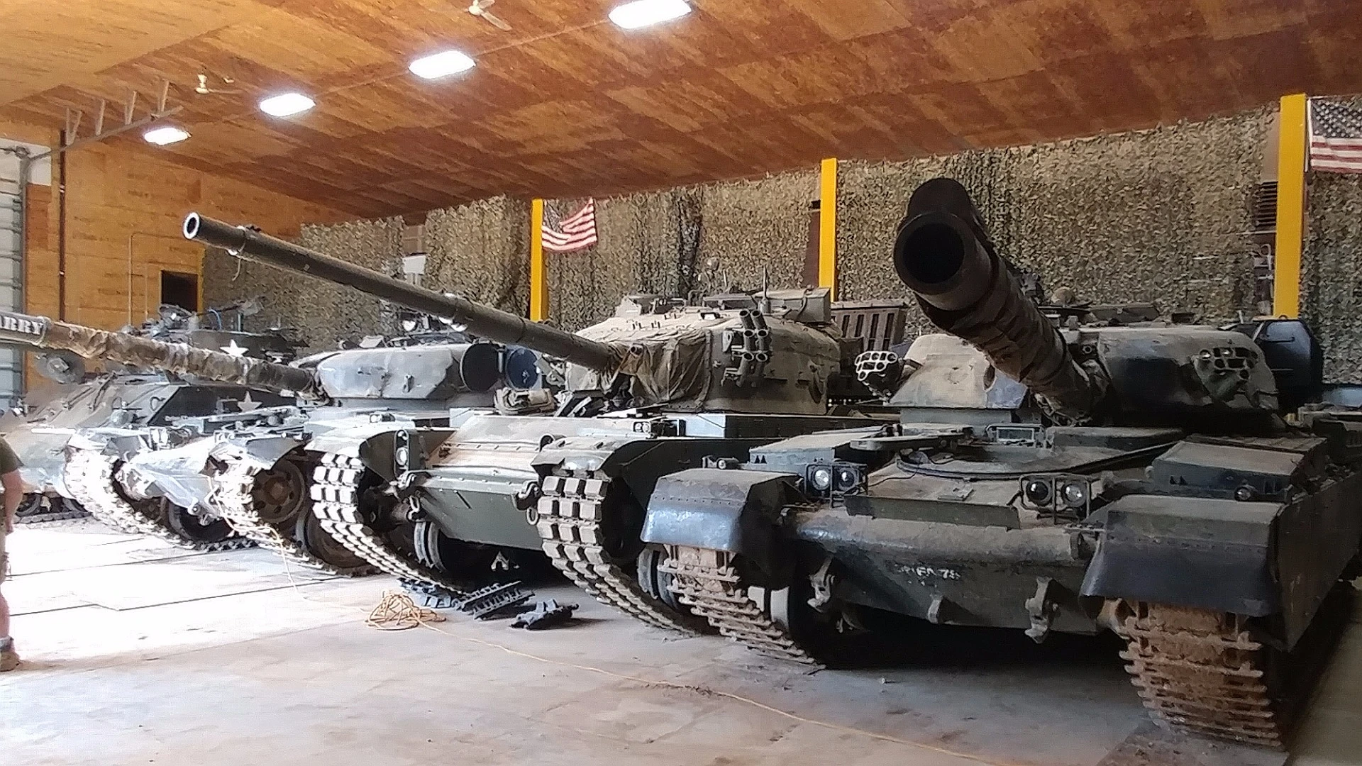 This partial lineup of the tanks at Drive A Tank is just a glimpse of what can be had
