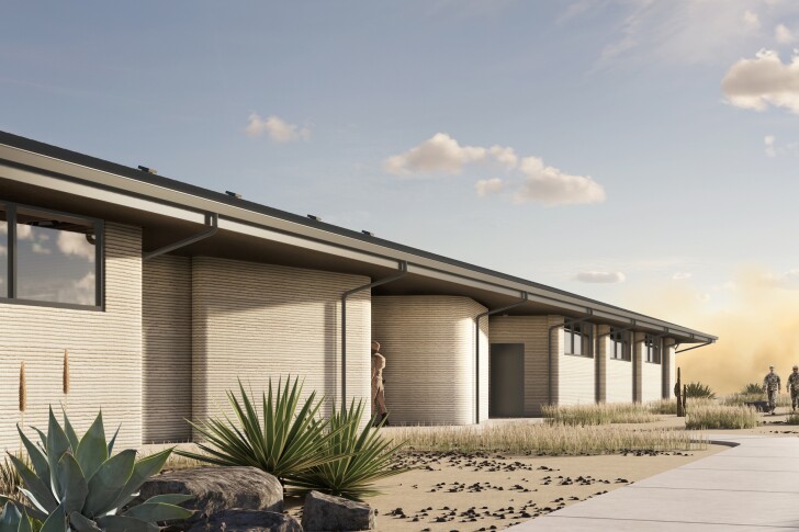 The project will consist of three barracks, each of which will measure over 5,700 sq ft (roughly 530 sq m)