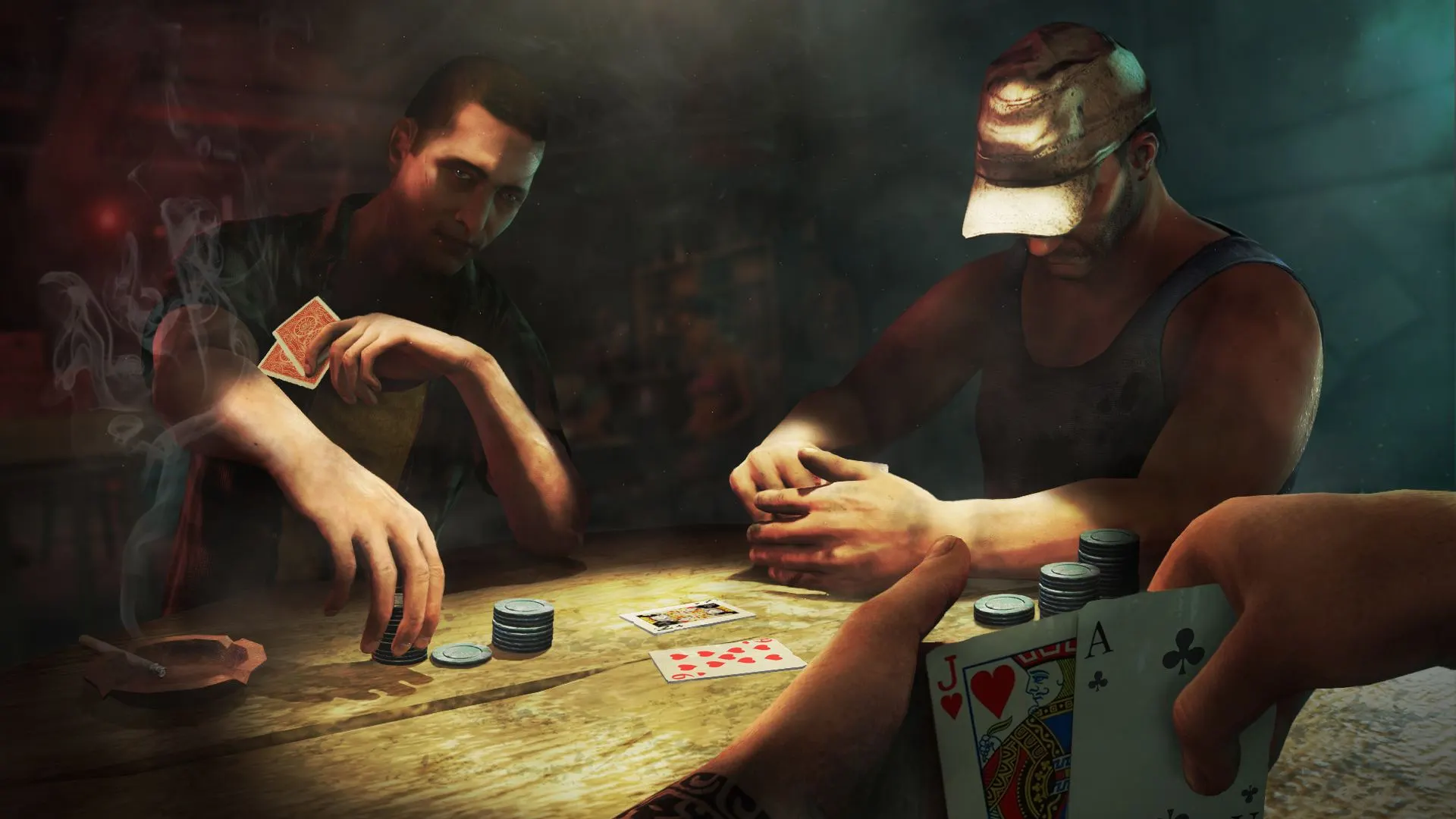 Take in a few hands for a break
