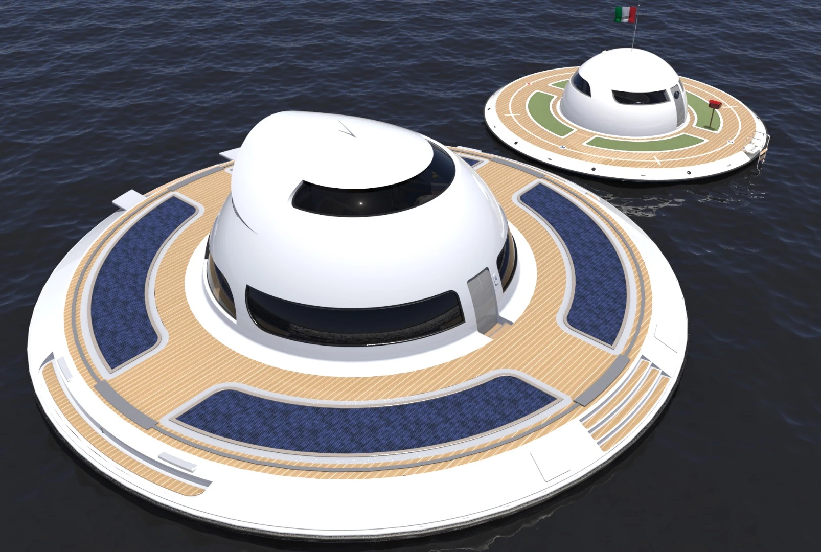 The UFO 2.0 concept can be adapted to the needs of its rich owner