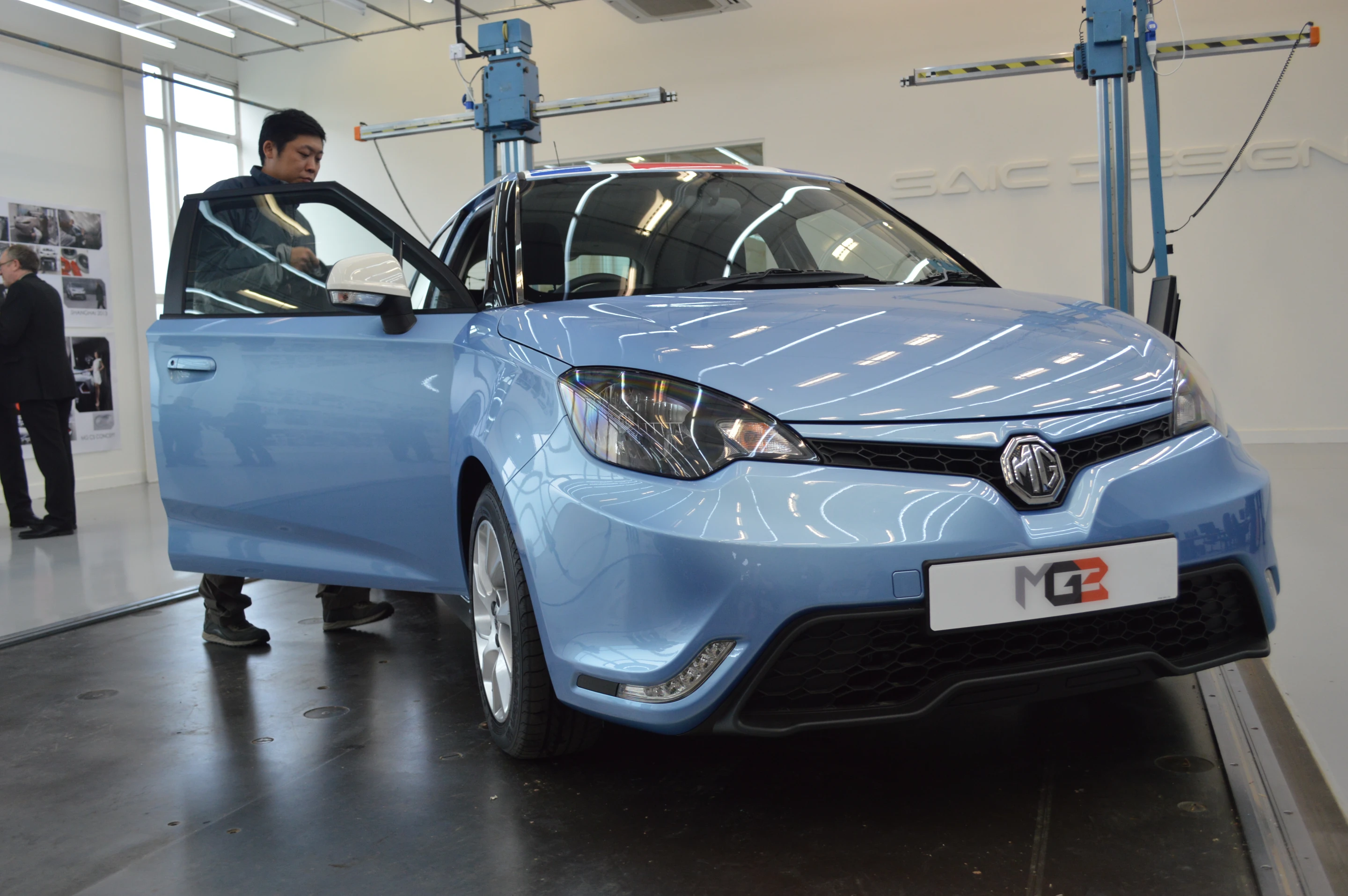 MG unveils its MG3 hatchback (Photo: Gizmag)