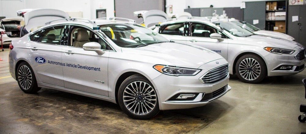 Ford Fusion self-driving prototype