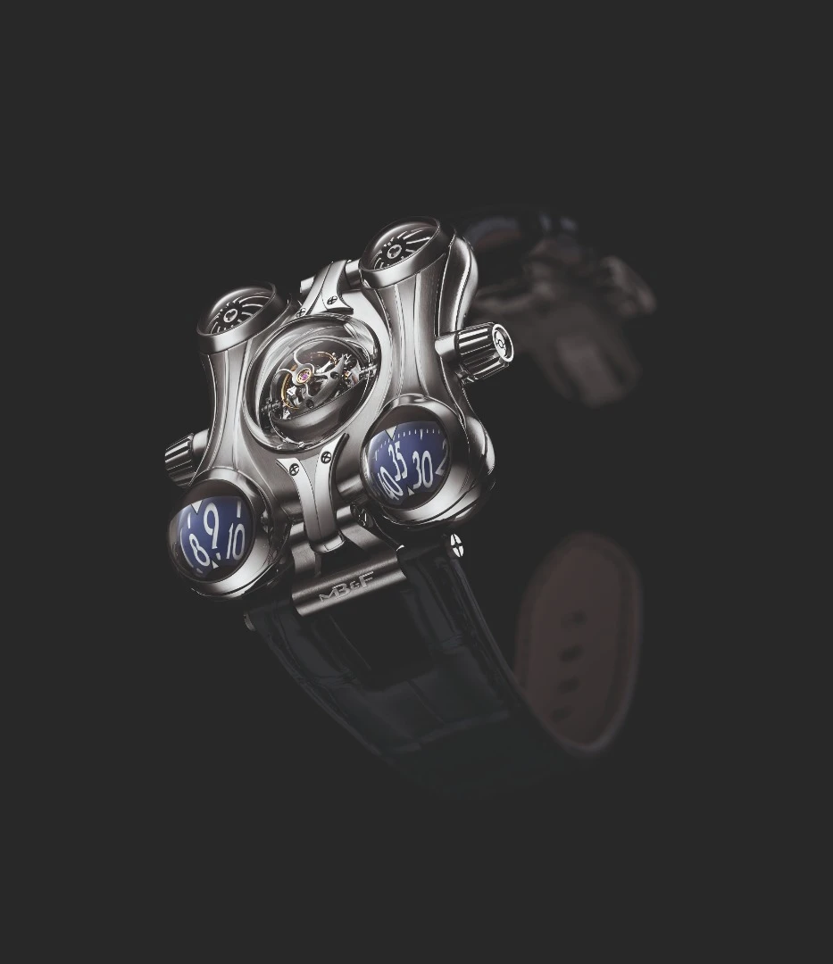 The MB&F HM6 Final Edition has 10 crystals