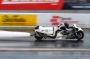 Force of Nature steam-powered motorcycle at the Festival of Power in British Santa Pod