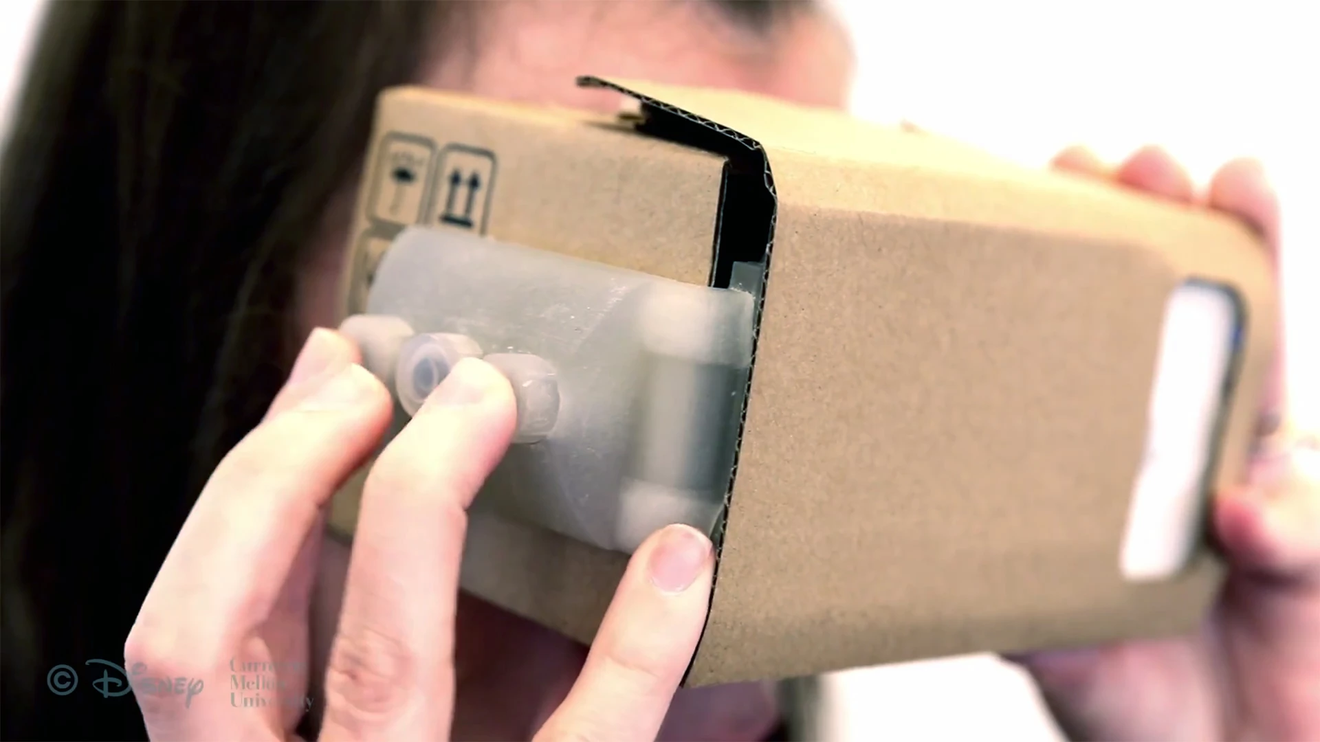 They team highlights smartphone-powered virtual reality headsets as a product category that could benefit from the technology