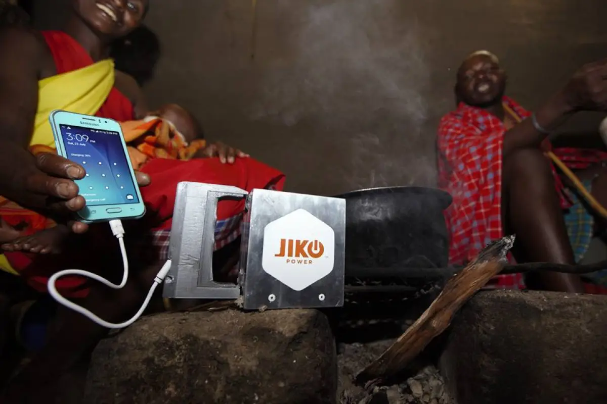 A JikoPower Spark prototype in use