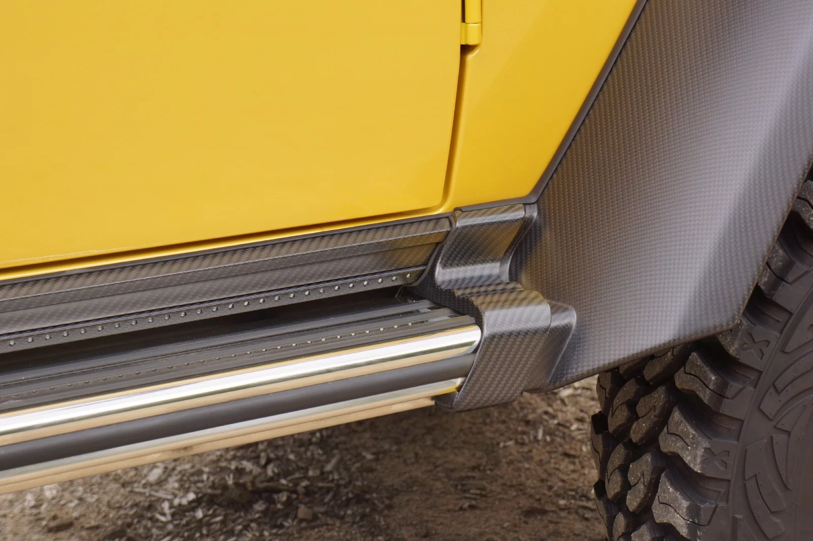 Mansory's kit includes a variety of carbon fiber parts