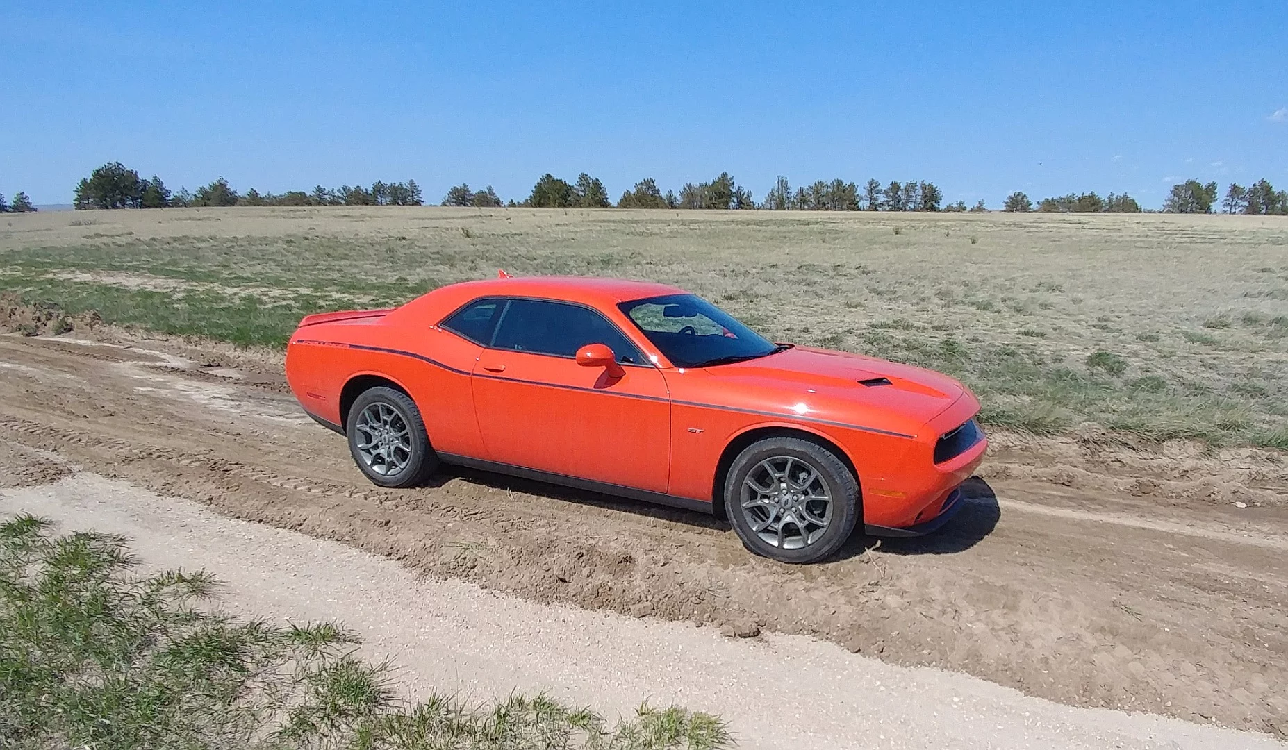 With this orange Challenger, the Dukes of Hazzard references are obvious