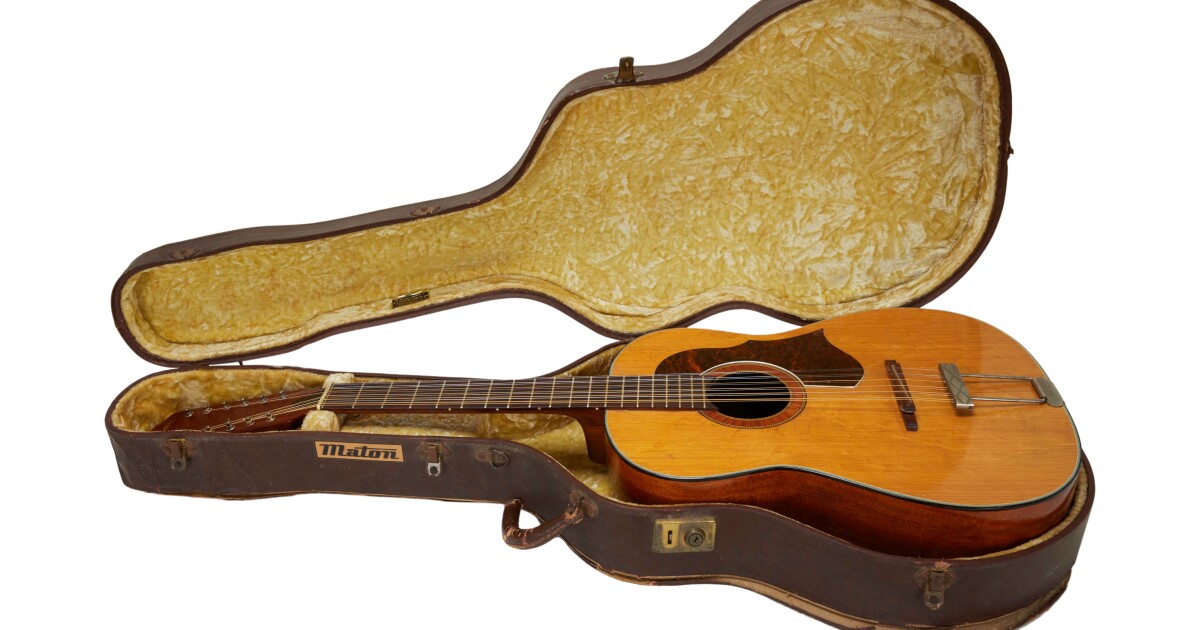 John Lennon's 1964 Framus 5/024 Hootenanny famously played on the title track of The Beatles' 1965 album Help! – and believed lost for more than 50 