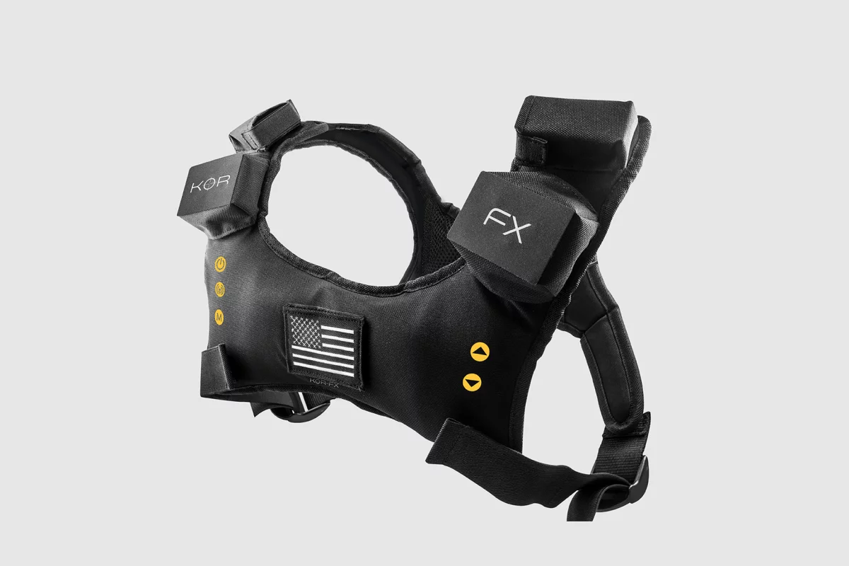 The KOR-FX 4DFX haptic gaming vest has been in development for five years.