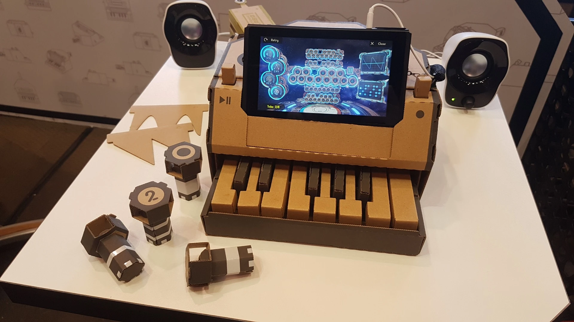 The Nintendo Labo Piano kit is one of the most complex