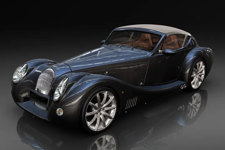 The Morgan Aero SuperSports, which will serve as the base for the electric concept
