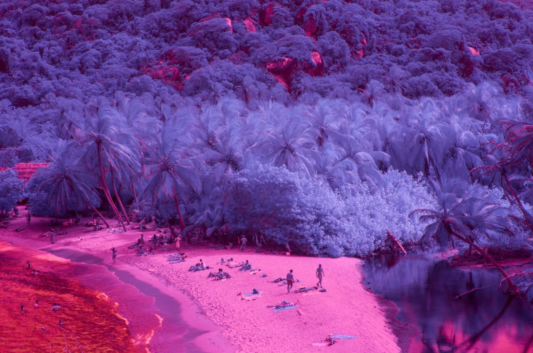 Another project from Kate Ballis, this time she traveled into the Atacama desert to capture a series of infrared images that feel entirely alien