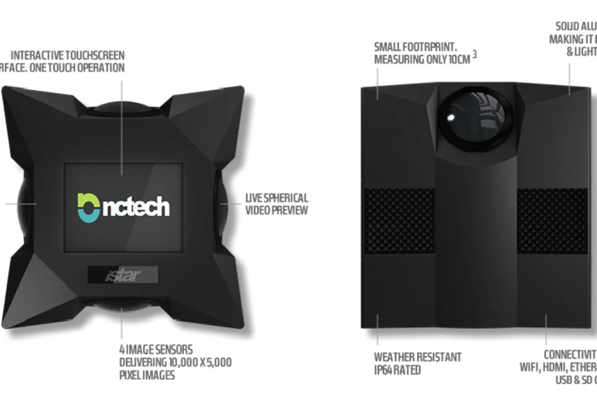NCTech's iSTAR is designed to deliver high resolution 360-degree image capture