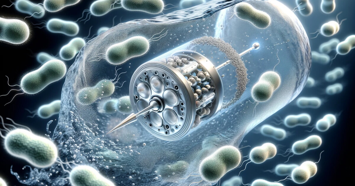 Light-activated propulsion spins bacteria-shredding micromotors