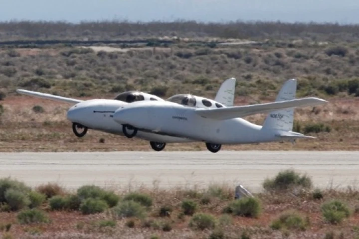 Scaled Composite's BiPod hybrid flying car
