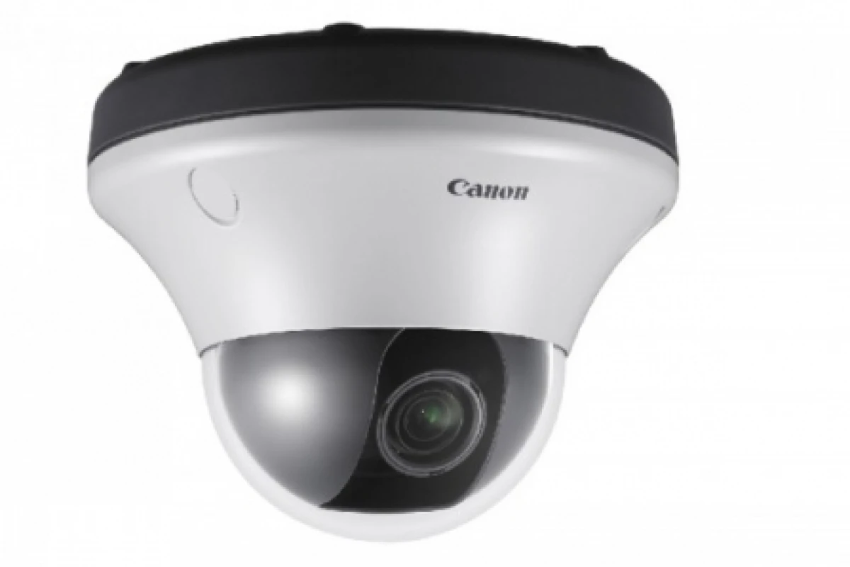 The Canon VB-C500VD vandal resistant mini dome network camera