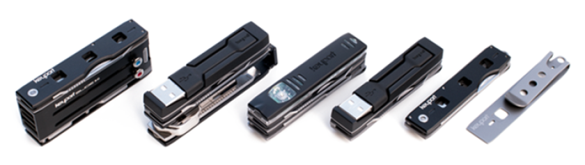 The thinking behind the Anywhere Tools system from Nevada’s Keyport is that mutli-tool users should be able to carry as little or as much as they need