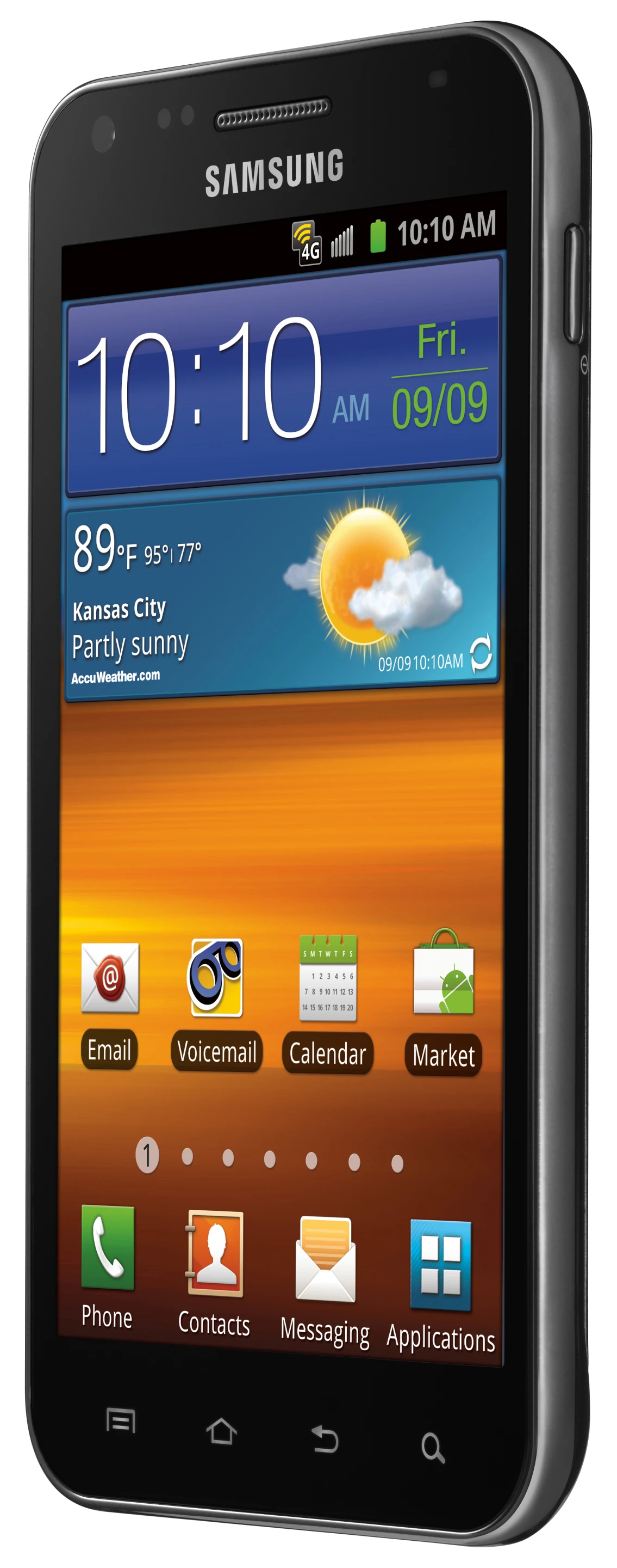 The Samsung Galaxy S II Epic 4G Touch available from Sprint