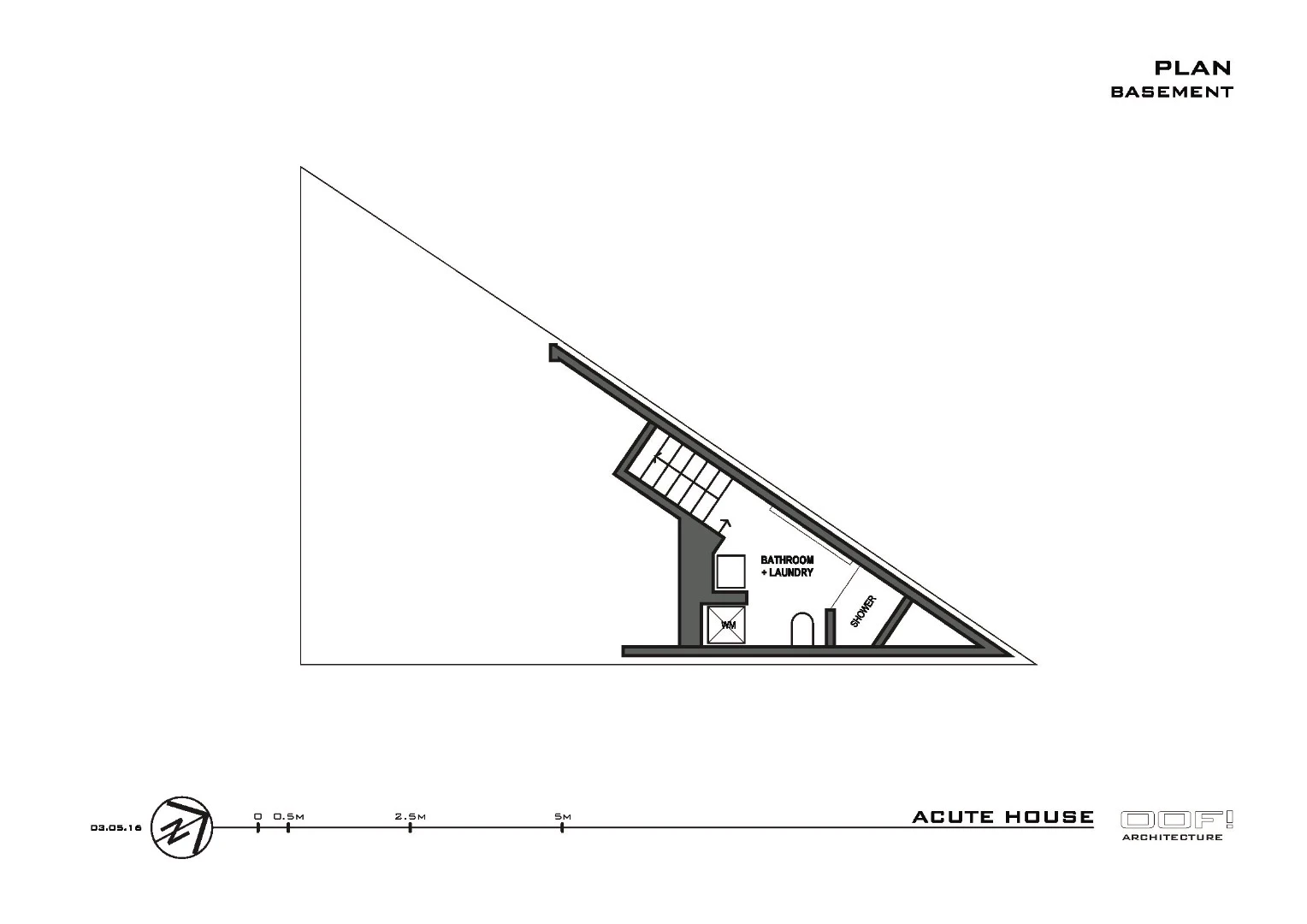 Architectural drawing of the Acute House