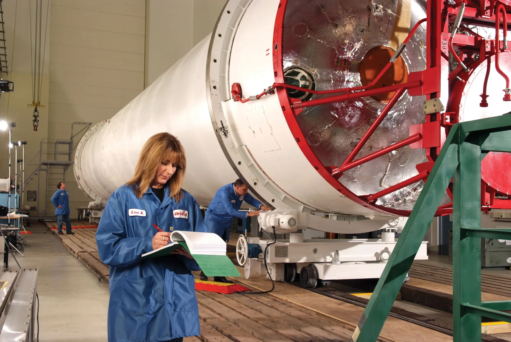 Antares first stage core structure (Image Orbital Science Corporation)