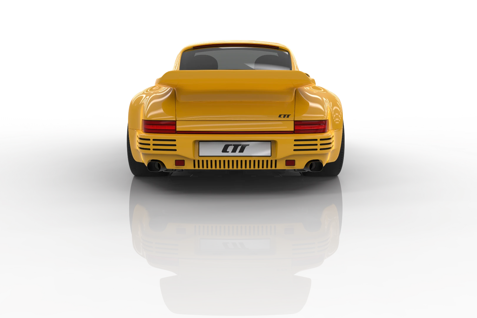 This is the only angle most people will see of the RUF CTR Yellow Bird
