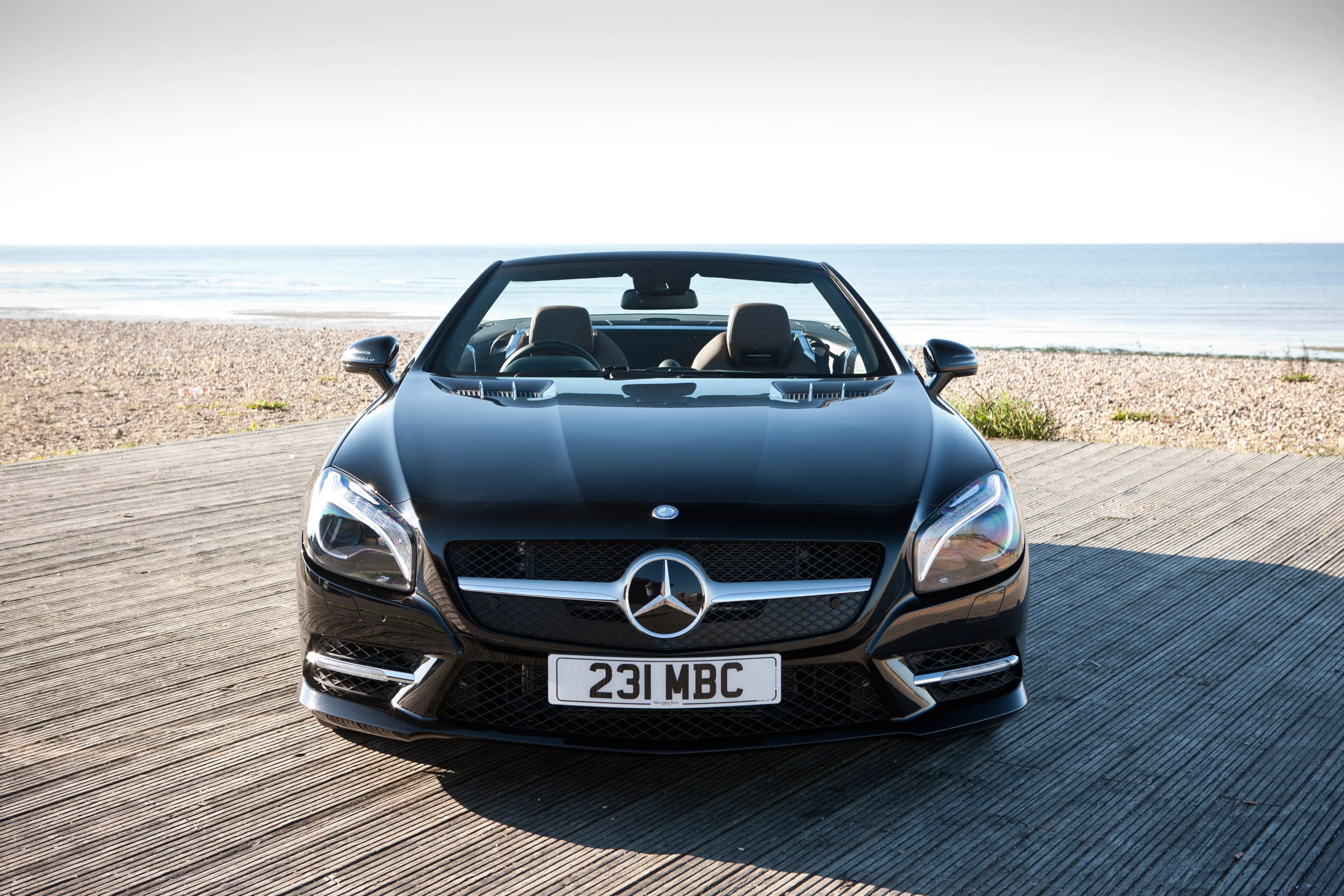 The SL 400 is a mean machine with styling cues taken from the SLS gullwing exotic car