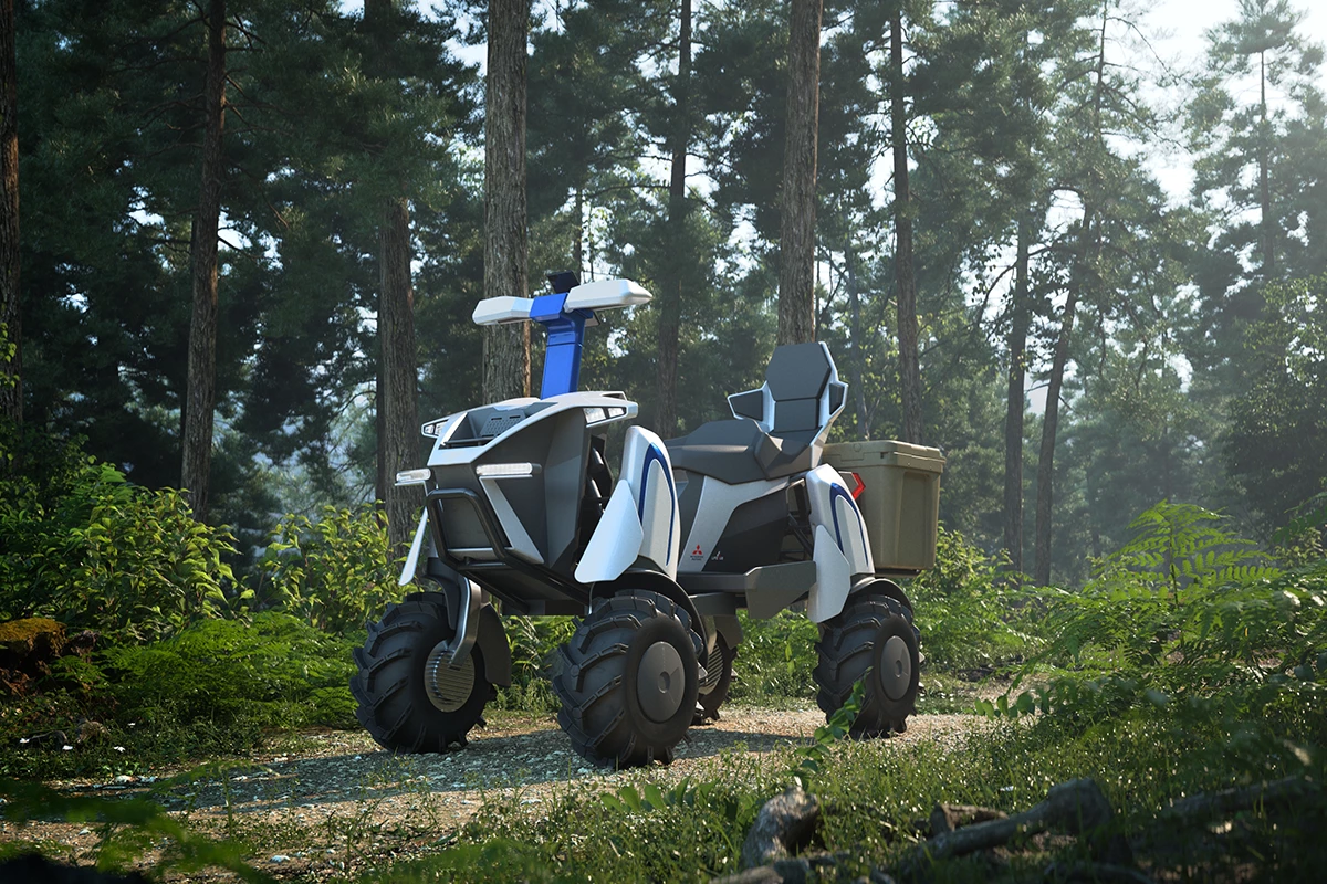 The Last 1 Mile quad is another part of Mistubishi's adventure-focused Japan Mobility Show exhibit