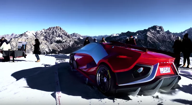 The Frangivento Asfané gets some fresh air in the Dolomites