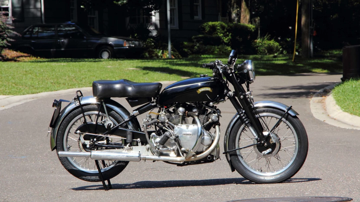 This 1949 Vincent 1000cc Rapide didn't sell with a high bid of just $40,000 against a conservative estimate of $70,000 to $75,000. Very original and not overly restored, and enough paperwork to validate that it's exactly what it appears to be: a very good example of one of motorcycling's most desirable classic motorcycles. Still available.