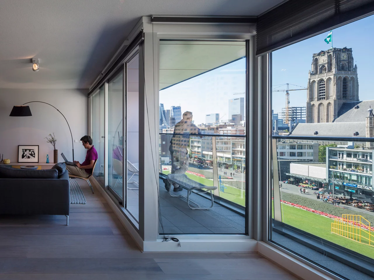 The Markthall arch accommodates 228 residential apartments