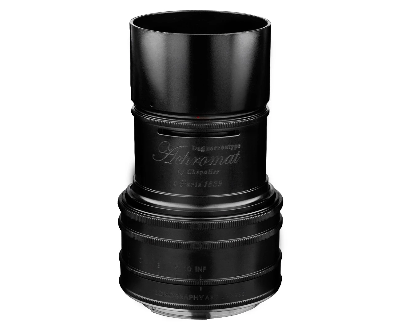 The Daguerreotype Achromat Art Lens will be available in Canon EF or Nikon F SLR mounts