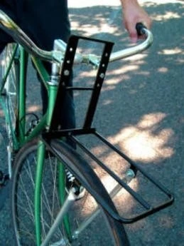 The Cetma cargo bike comes with a three-rail rack