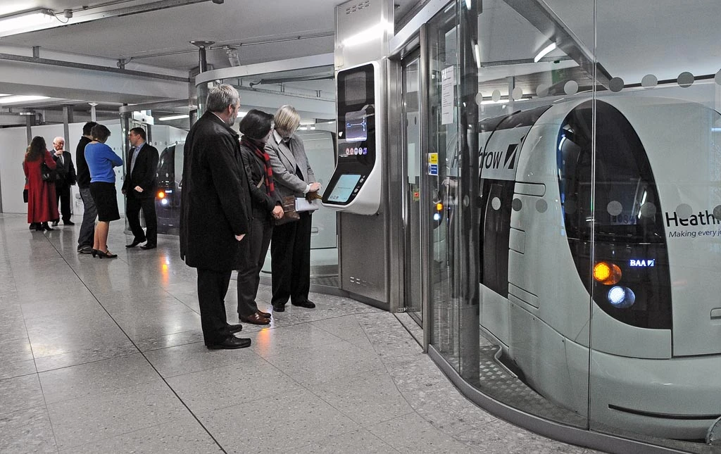 Passengers are carried point-to-point, to a chosen destination