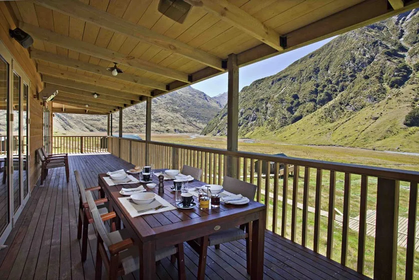 Dinning on the balcony