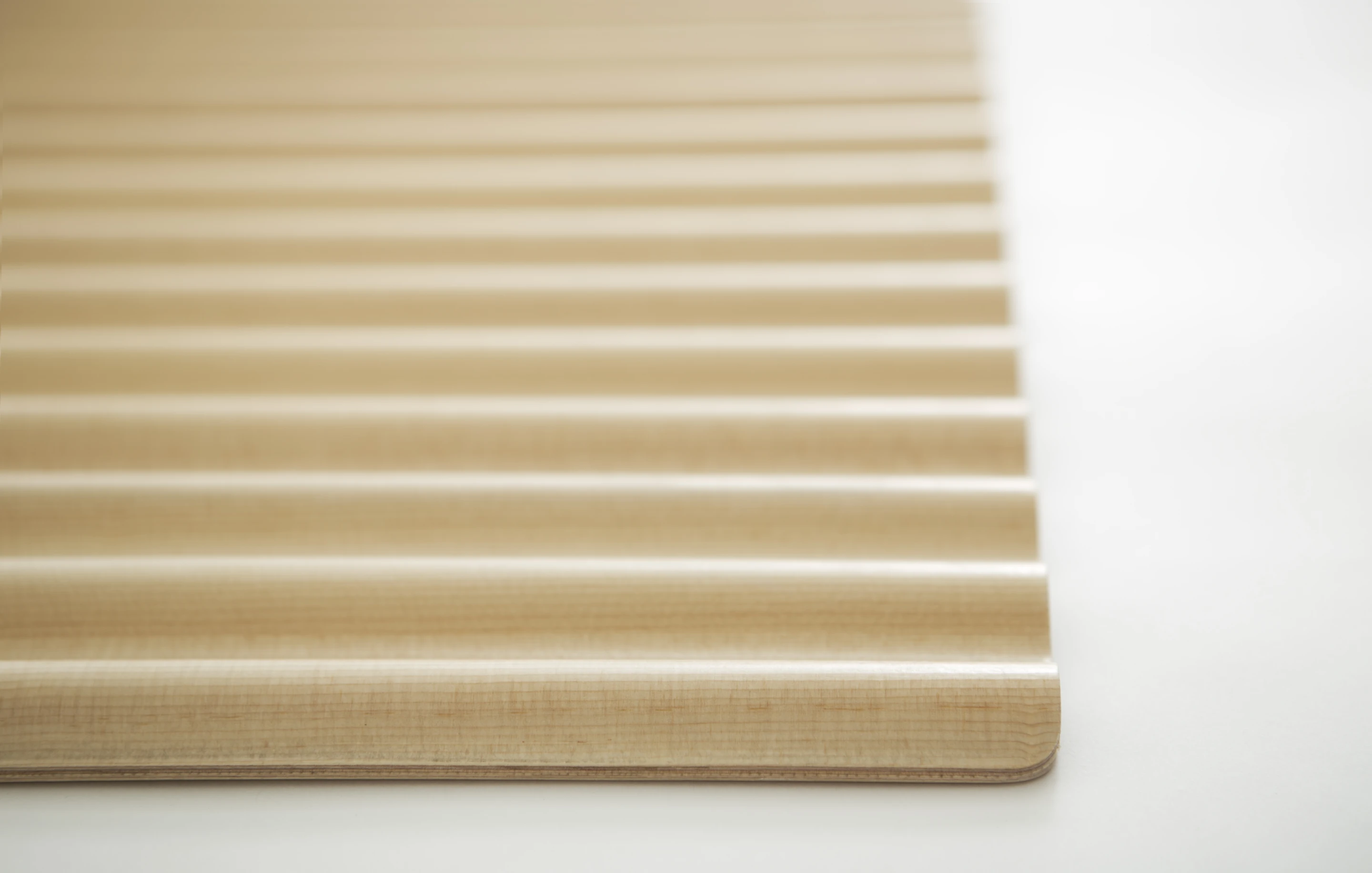 This technique allowed Hubert to create a strong and sturdy table that uses up to 80 percent less material than most wooden tables