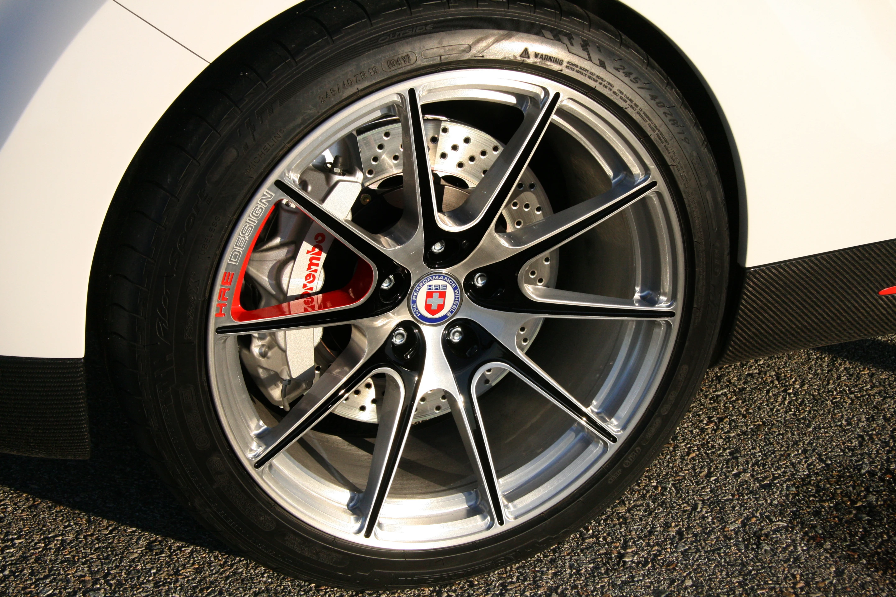 The Track'ster has 19-inch monoblock wheels built in collaboration with HRE