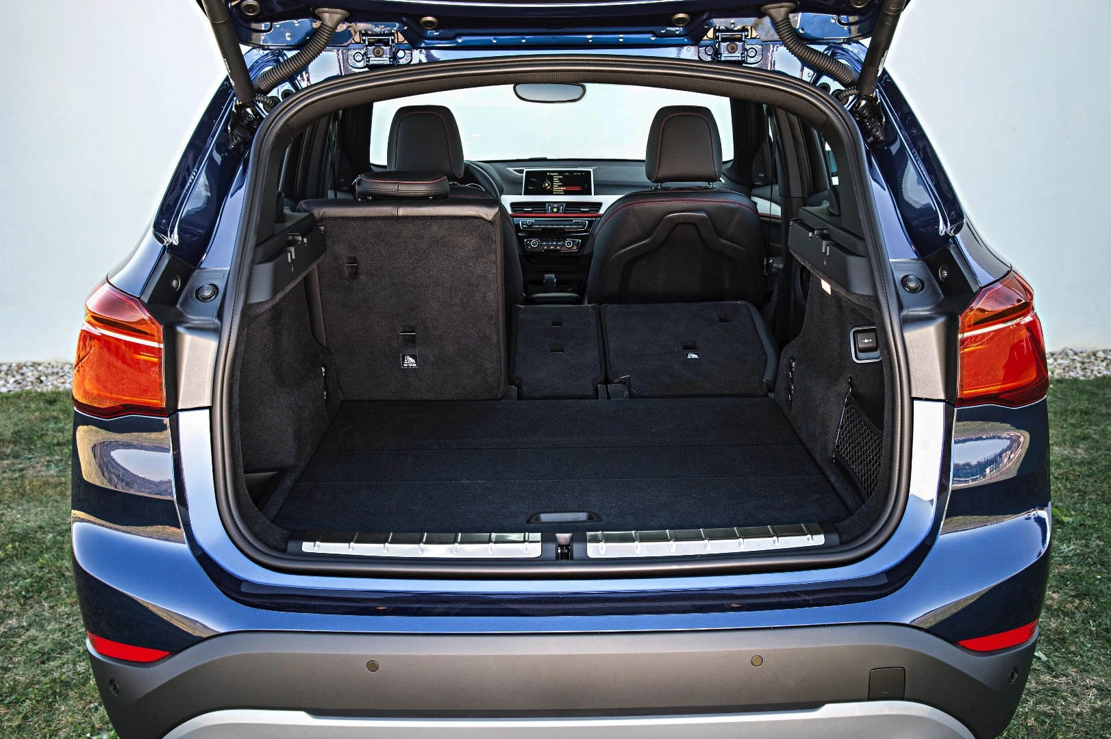All three rear seats fold individually
